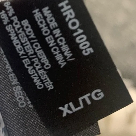 Hurley Blue tie-dye rash guard, one piece bathing suit zipper pull back Size XL - Picture 16 of 16